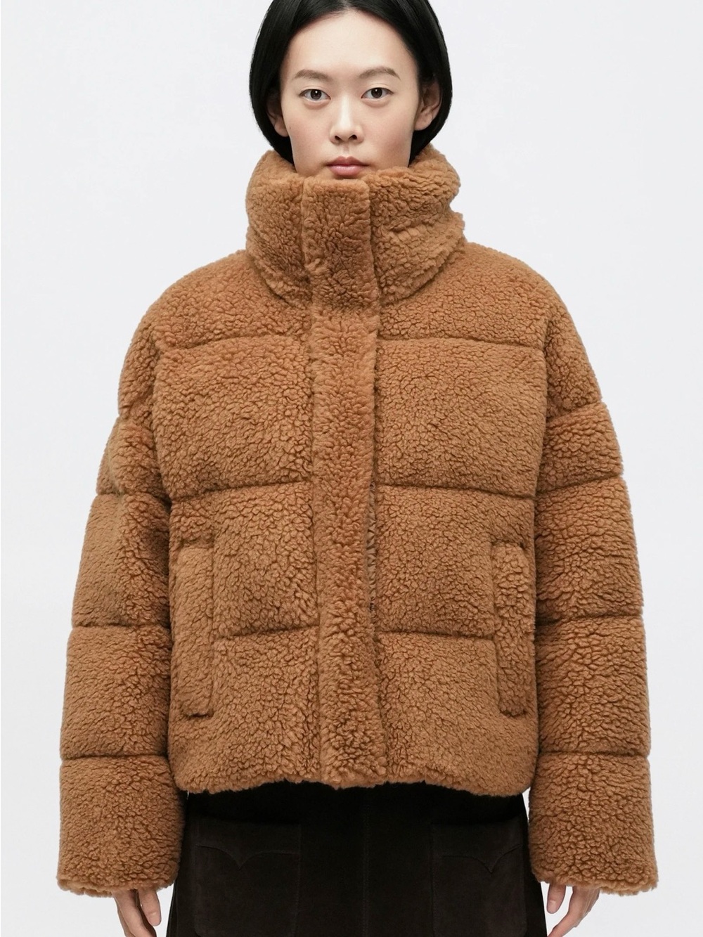 NWT Weekend Max Mara Alfredo Down Jacket in Camel $1000MSRP